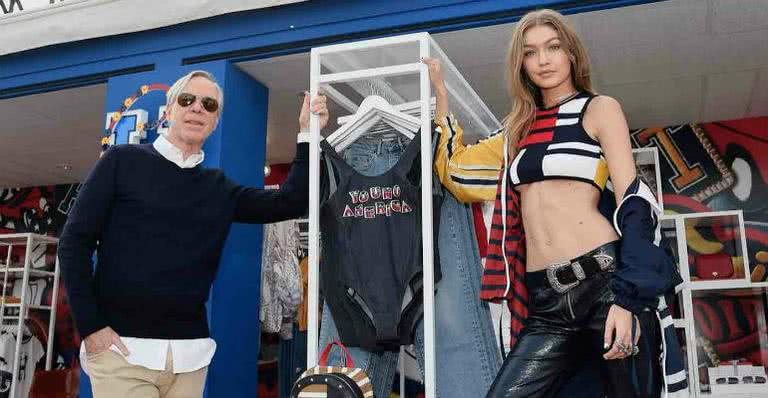 Tommy Hilfiger e Gigi Hadid - Divulgação