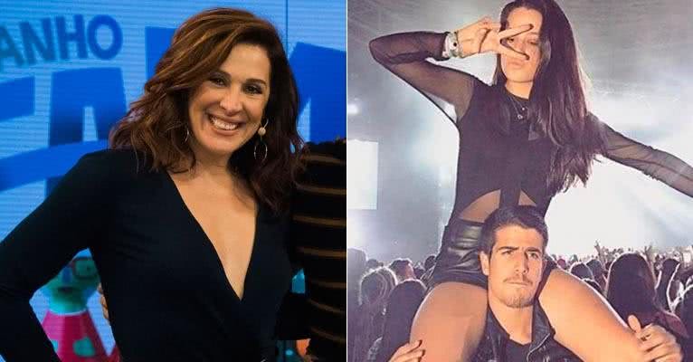 Claudia Raia se emociona com a amizade entre os filhos, Enzo e Sophia - Divulgação/TV Globo/Instagram