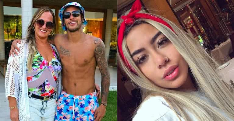 Nadine Gonçalves com Neymar e Rafaella - Instagram/Reprodução