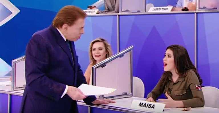 Silvio Santos e Maisa Silva - Reprodução