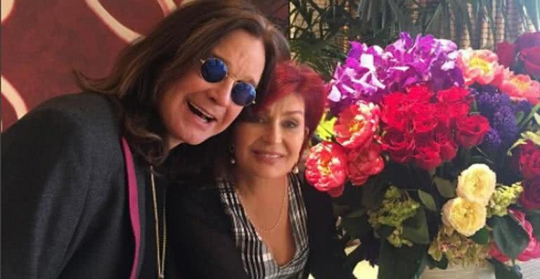 Ozzy Osbourne e sua mulher, Sharon Osbourne - Reprodução / Instagram