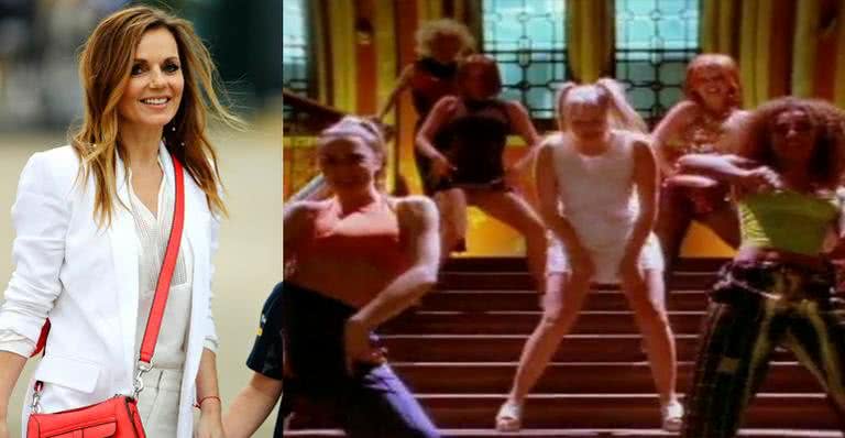 Geri Halliwell, das Spice Girls, volta ao cenário do clipe de 'Wannabe' após 21 anos - Getty Images/ Reprodução