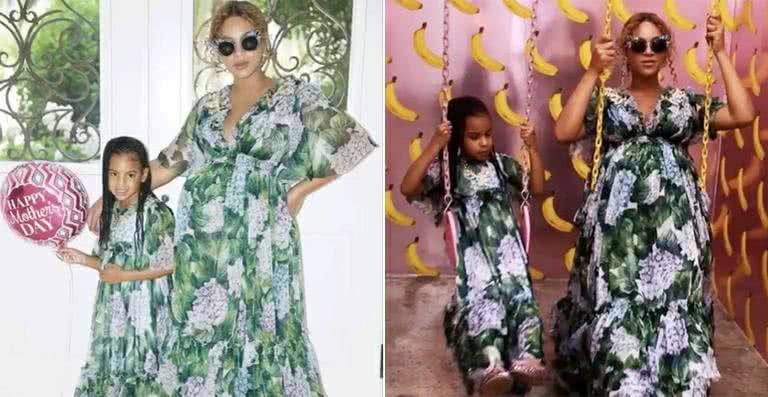 Beyoncé e a filha, Blue Ivy - Reprodução / Instagram