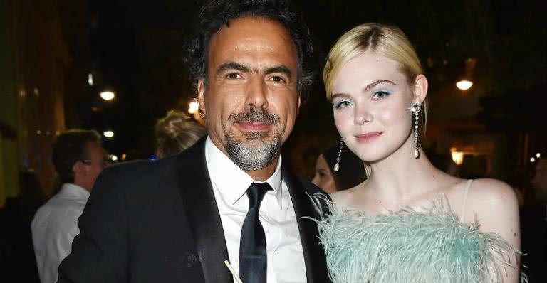 Alejandro G. Iñárritu e Elle Fanning - Divulgação