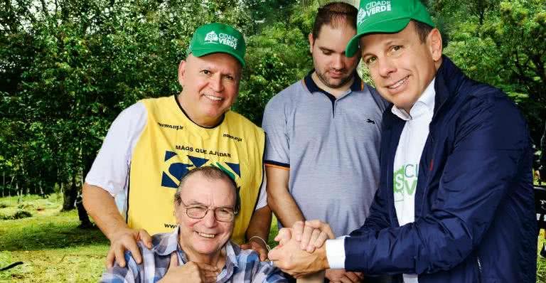 Sidney Oliveira, Gil Gomes e João Doria - Luiz Ribeiro/Divulgação