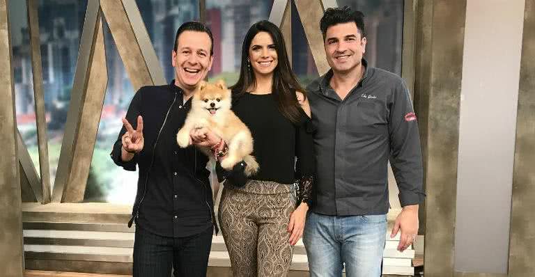 Celso Zucatelli, Edu Guedes e Mariana Leão - Divulgação/RedeTV!