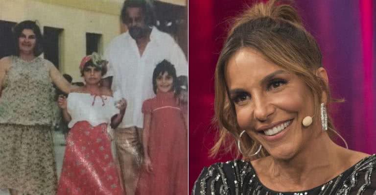 Ivete Sangalo com os pais e a irmã Cynthia - Instagram/Reprodução e Globo/Divulgação