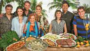 Rodrigo Fagundes, Bruna Spínola, Marcelo Serrado, Nicette Bruno, Nanda Costa, Valentina Herszage, o chef Alexandre Matias e Thiago Martins - CADU PILOTTO, CESAR ALVES E FABRIZIA GRANATIERI