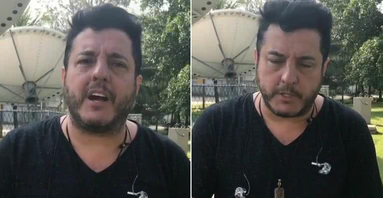 Bruno, da dupla com Marrone, lamenta incidente em show - Reprodução / Instagram