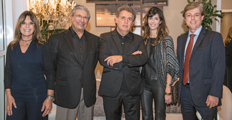 Jóia Bergamo, Gilberto Bomeny, Angelo Derenze, Leila Jacy e Daniel Sherman - Paulo Santos