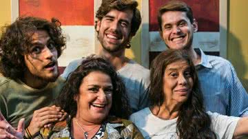 Tiago Marques, Marcos Pitombo, Guilherme Duarte, Grace Gianoukas e Maria Gladys - Divulgação