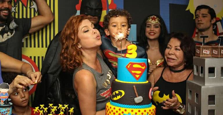 Bárbara Borges festeja os 3 anos do filho Martin Bem - Diego Reis