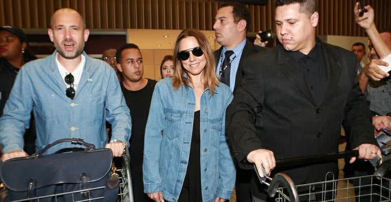 Melanie C chega ao Brasil - Dilson Silva / AgNews