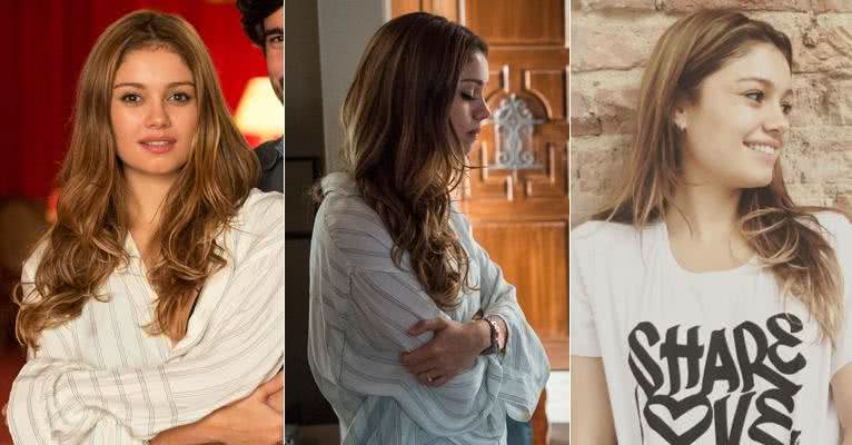 O cabelo de Alice na 3° fase de Os Dias Eram Assim - Divulgação/TV Globo/Instagram