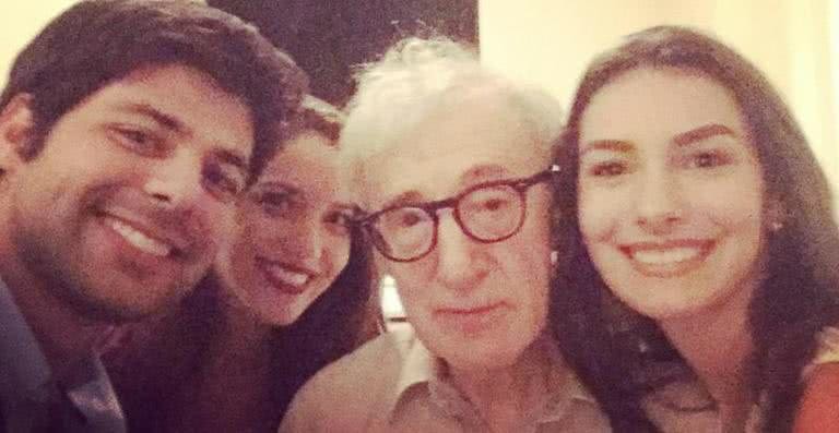 Nathalia Dill tira foto com Woody Allen - Reprodução / Instagram