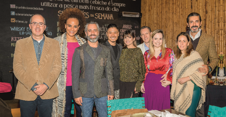 Osmar Maduro, Luciana Mello, Ike Levy, Alexandre Won e Ana de Sá, Fernando Nogueira e Sarah Schulz, Juliana e Alexandre Taleb - PAULO SANTOS