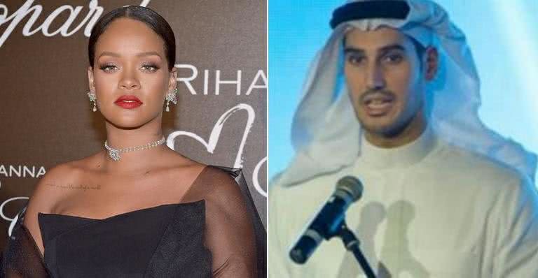 Rihanna é flagrada aos beijos com magnata saudita - Getty Images/ Reprodução