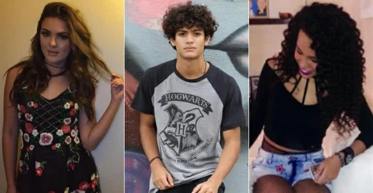 Lívia Inhudes (Vivi), Gabriel Santana (Mosca) e Júlia Olliver (Pata) - Instagram/Reprodução