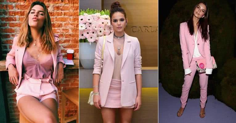 Mariana Goldfarb, Bruna Marquezine e Emily Ratajkowski - AgNews/Getty Images/Instagram