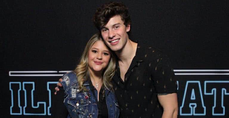 Maria Cavalcante realiza o sonho de conhecer Shawn Mendes - Divulgação