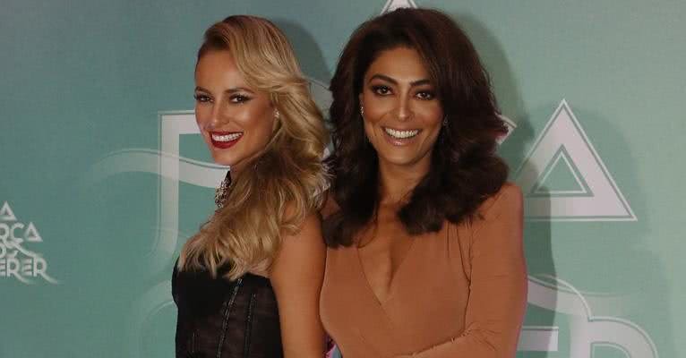 Paolla Oliveira e Juliana Paes dançam funk em gravação - Divulgação/TV Globo