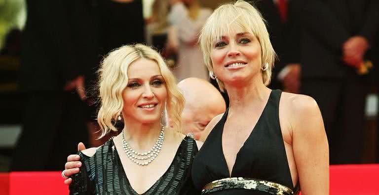 Madonna e Sharon Stone - Getty Images