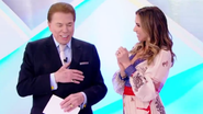 Silvio Santos e Patricia Abravanel - Reprodução SBT