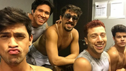 Elcio Bonazzi, Reginaldo Sama, Arthur Ienzura, Adriano Tunes e Ruy Brissac - Instagram/Reprodução