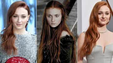 como ter os cabelos ruivos perfeitos de Sophie Turner - Getty Images/Divulgação