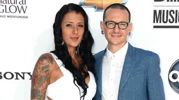 Chester Bennington e Talinda Ann Bentley - Getty Images