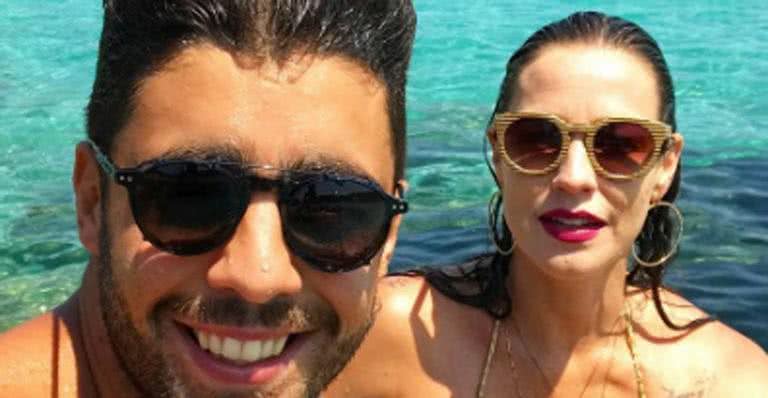 Luana Piovani posa com Pedro Scooby em praia deserta na Itália - Reprodução / Instagram