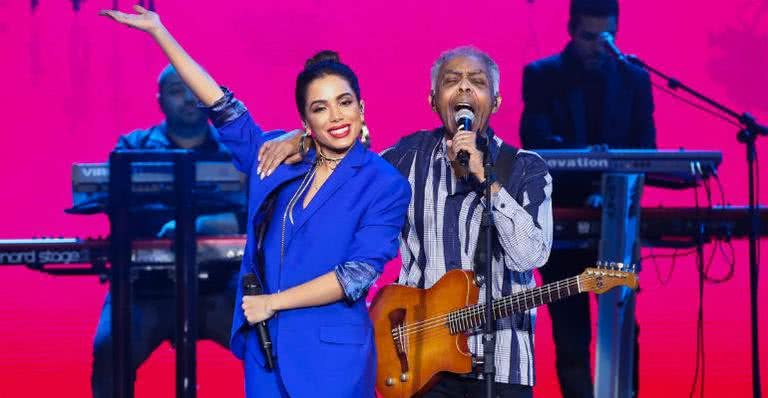 Anitta e Gilberto Gil fazem parceria musical - Manuela Scarpa/Brazil News