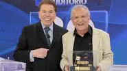 Silvio Santos e Carlos Alberto de Nóbrega - Lourival Ribeiro / SBT