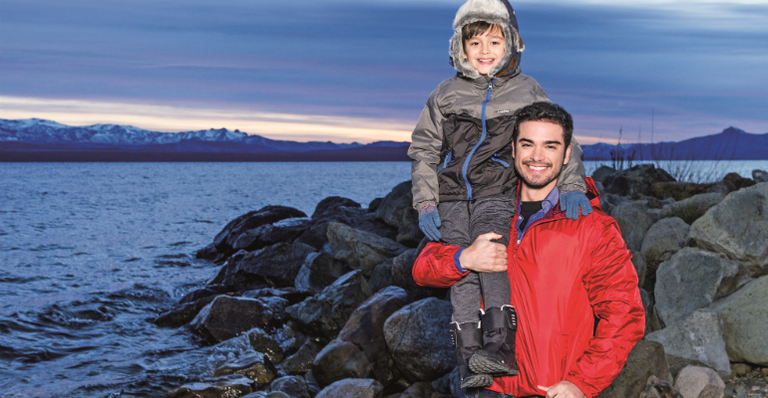 Sidney Sampaio e o filho, Leo - Fabrizia Granatieri