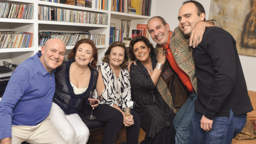 Paulo Müller, Maryse Müller, Lucinha Araújo, Leda Nagle, Carlos Fernando, Antonio Paulo Pitanguy Müller - Cristina Granato