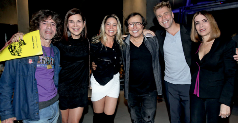 Carlos Loffler, Adriana Garambone, Danielle Winits, Wolf Maya, Augusto Vargas e Liège Monteiro - ENY MIRANDA