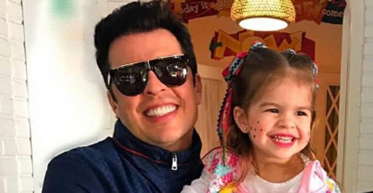 Wellington Muniz parabeniza a filha, Valentina: "Te amo" - Reprodução / Instagram