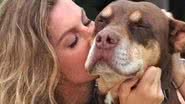 Gisele Bündchen posa com sua pit bull - Reprodução/Instagram