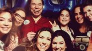 Silvio Santos com a mulher, Iris Abravanel, filhas e neta - Instagram/Reprodução