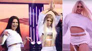 Rodrigo Faro se transforma em Pabllo Vittar no Dança, Gatinho - Antonio Chahestian/Record TV e YouTube/Reprodução