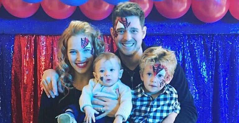 Michael Bublé celebra os 4 anos do filho, Noah - Reprodução/Instagram