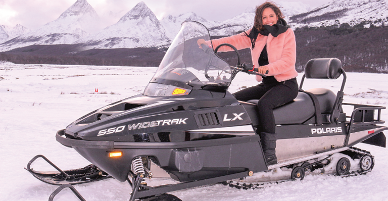 Passeio de snowmobile pelo Centro Invernal Tierra Maior - Marcos Salles