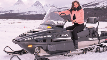 Passeio de snowmobile pelo Centro Invernal Tierra Maior - Marcos Salles