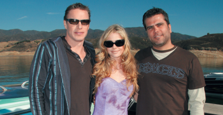 Paul Smith, Denise Richards e Frederico Lapenda - CROSBI GROUP