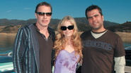 Paul Smith, Denise Richards e Frederico Lapenda - CROSBI GROUP