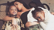 Kim Kardashian com North e Saint West - Instagram/Reprodução