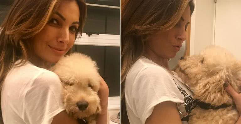 Patricia Poeta e o cachorro Marley - Reprodução / Instagram