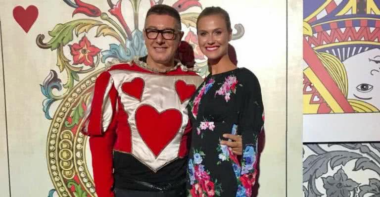 Stefano Gabbana e Renata Kuerten - Divulgação