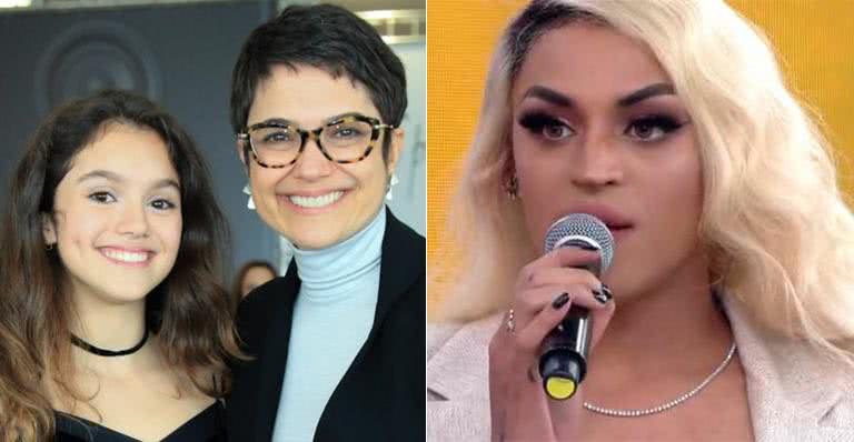 Sandra Annenberg e a filha são flagradas tietando Pabllo Vittar - Marcos Ribas/Brazil News - Reprodução