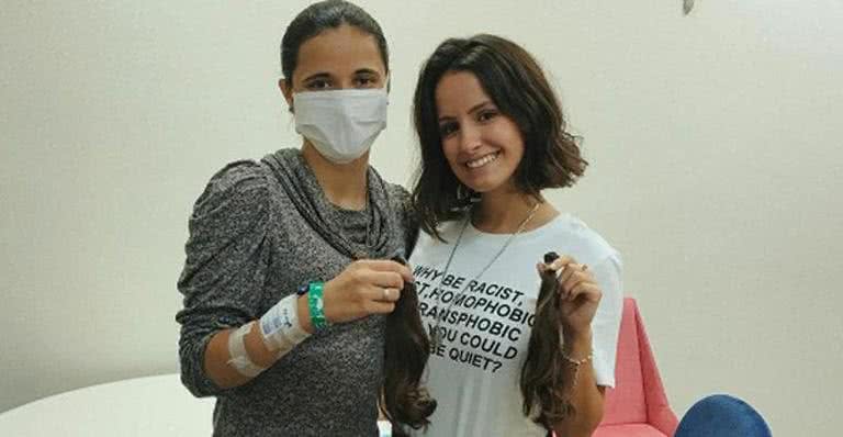 Amanda de Godói doa cabelo para paciente com câncer - Reprodução Instagram